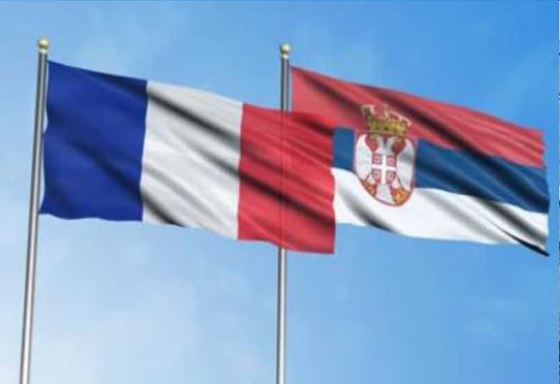 drapeau France - Serbie